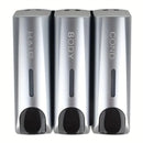 1/2/3Heads Manual Soap Dispenser Wall Mounted Hotel Shampoo Box Bath Box 400ML Soap Bottle Wall Hanger Press Dispenser Home