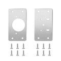 2-10Pcs Cabinet Hinge Repair Plate Kit Kitchen Cabinet Hinge Repair Plate Stainless Steel Hinge Door Hinge Mounting Fixing Plate