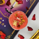 Guest Gift Candle Manifestation Herbal Intention Candle Unscented Spell Dried Flowers Candles with Crystal Tea Lights