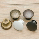 2Pcs Round Shape Wardrobe Pulls Drawer Knob Cabinet Pulls Kitchen Cupboard Door Handle Practical Furniture Fittings Hardware