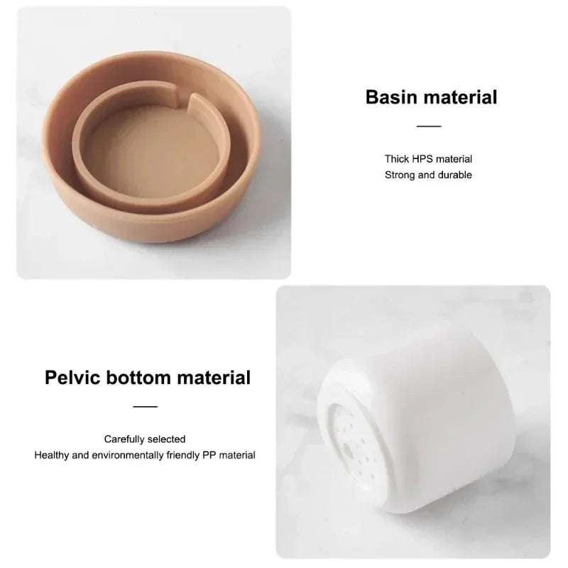 Succulent Plant Pot Double-layer Succulent Green Dill  Round Double Layer Small Green Plant Flowerpot Succulent Small Flower Pot