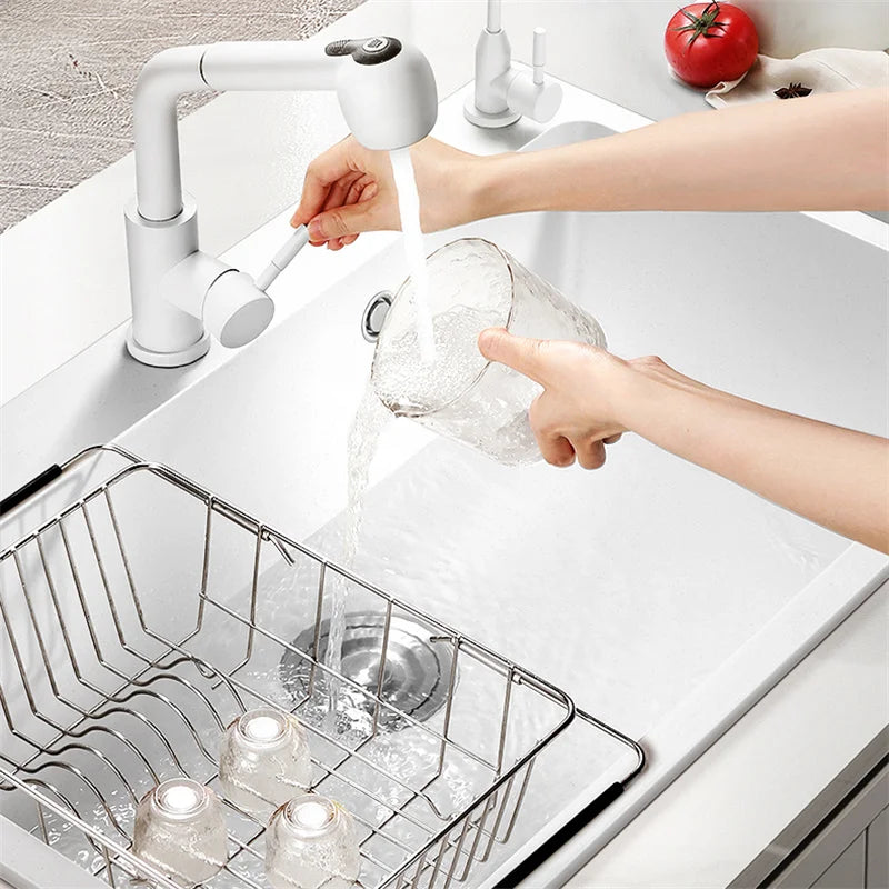 Italian-style Quartz Stone Kitchen Sink Household Large Single-slot Washbasin Under-counter Basin Sink Kitchen Accessories U