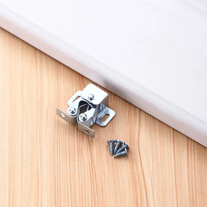 4pcs Push Open Catch Door Latch Kitchen Cabinet Touch Release Drawer Cupboard Lock Latches Bolts Self Locking Door Suction Home