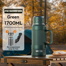 2L Thermos Insulated Water Bottle Stainless Steel Vacuum Flasks Large Tea Bottle Hot Water Bottle/Cold Outdoor Coffee Bottles