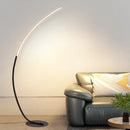 Nordic LED Corner Floor Lamp Simple Black White Floor Light For Dining Room Living Room Bedroom Study Home Decor Stand Light