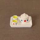 3/5/6pcs 1/12 Dollhouse Miniature Accessories Ceramics Tea Set Model Kitchen Tableware