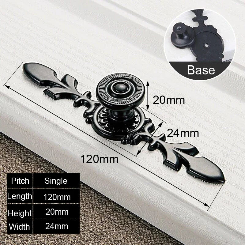 Black Handles Furniture Cabinet Knobs Muebles Handle Kitchen Handles Drawer Knobs Cabinet Pulls Cupboard Handles Knobs