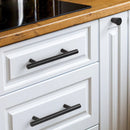 Stainless Steel Straight Cupboard Handles Knobs Brushed Black Gold Kitchen Door Handles Cabinet Pull Furniture Handle