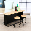 3Pcs/set Dollhouse Miniature Bar Counter Stool Mini Kitchen Furniture Toys