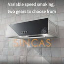 Kitchen Ventilator Suction Range Hood Strong Suction Force Small Stove Cooker Hood Ceiling Mounted Smart Cleaning Exhaust Hood