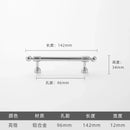 Cabinet Hardware Modern Minimalism Aluminum Alloy Kitchen Cabinet Handles for Bathroom Drawer Pulls Drawer Handles Door Knob