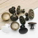 2Pcs Round Shape Wardrobe Pulls Drawer Knob Cabinet Pulls Kitchen Cupboard Door Handle Practical Furniture Fittings Hardware