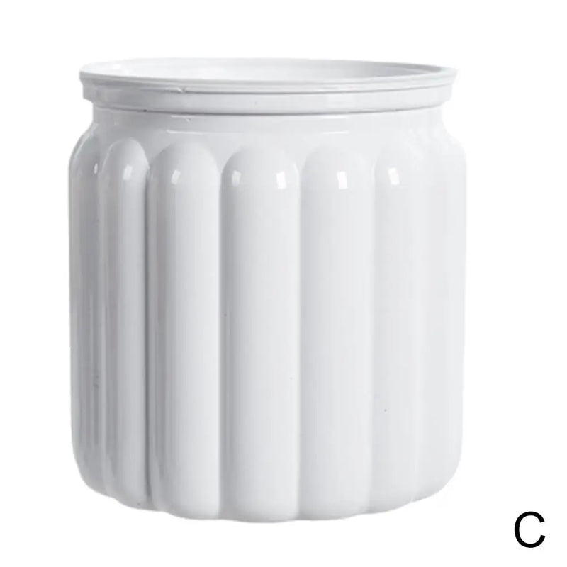 NEW High-end Hydroponic Plants Pot Self Watering Flowerpot Indoor Mini Succulent Planter Tabletop Vase Self-watering Plastic Pot