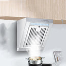 Mini 230W Mini Side Suction Range Hood Stainless Steel Panel Hanging Household Ventilator 380mm Kitchen Exhaust Cooker Hoods