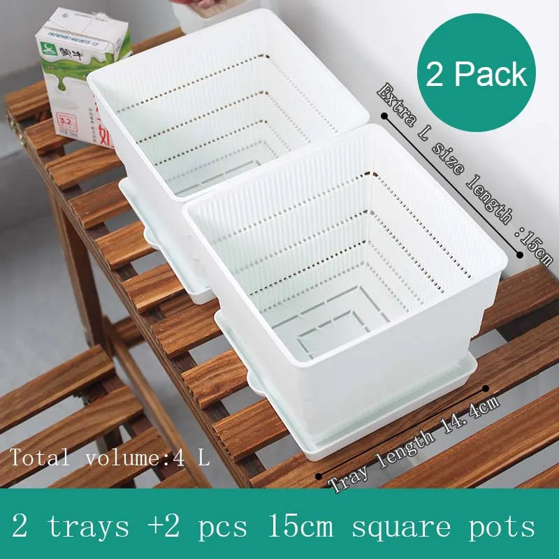 Meshpot Succulent Pot Set Cactus Pot Planter Good Air System Breathable Beyond Ceramic Planter Plastic Windowsill Flower Pot