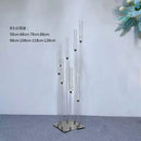2pcs 4pcs 10pcs Wedding Decoration Centerpiece Candelabra Clear Candle Holder Acrylic Candlesticks for Weddings Event Party
