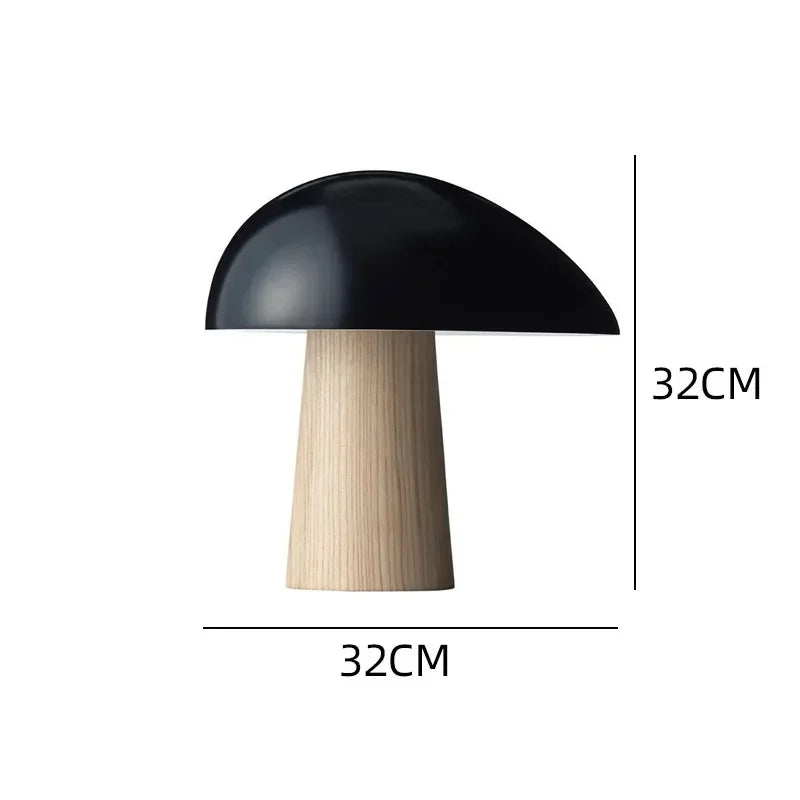 Minimalist Mushroom Table Lamps Bedroom Bedside Lamps Kid's Room Night Light Study Room Hotel Desk Light Living Room LED Light