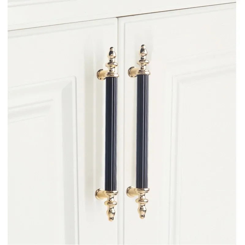 Modern Light Luxury European Wardrobe Cabinet Door Handle Drawer Shoe Cabinet Furniture Hardware Circular Tube Handle