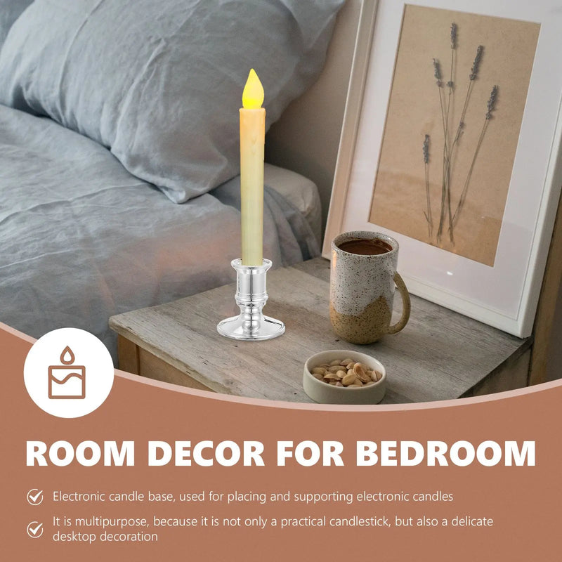 20Pcs Candlestick Candle Base Holder Wedding Table Decoration Party Living Room Home Decor Modern Traditional Dinner Candlestick