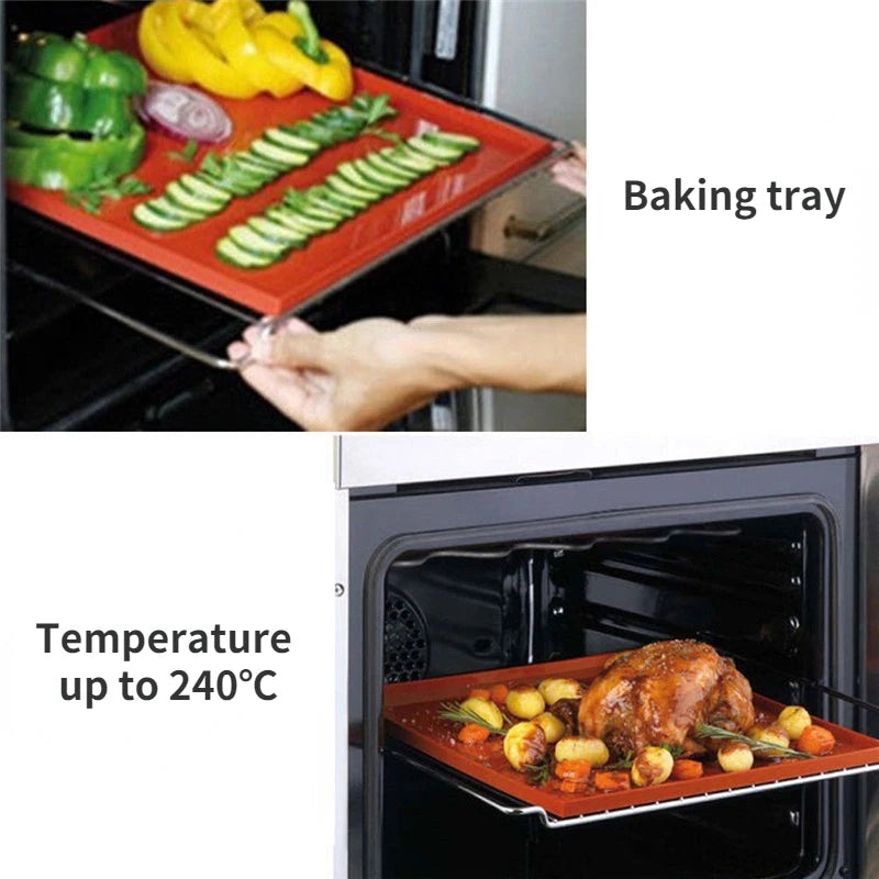 Non-stick Silicone Baking Mat Pad Swiss Cake Roll Pad Cake Tray Pan Mat Baking Pastry Tool Oven Mat Bakeware Kitchen Accessories