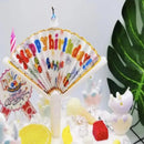 Birthday Cake Candle Creative Fan Candle Happy Birthday Surprise Candles Funny Wishing Candle Birthday Cake Candle Decor
