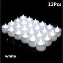 12/24/48Pcs Flameless LED Candles Lights Battery Powered Tealight  Romantic Tea Candles for Birthday Party Wedding Decorations