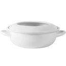 Japanese white porcelain enamel frying pan home thickened tempura double ears soup health stewpan pot induction cooker general