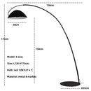 Nordic Led Floor Lamp Fishing Lights Indoor Living Room Decoration Home  Modern Sofa Lamp Bedroom Bedside Lighting Light Fixture