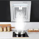 Mini 230W Mini Side Suction Range Hood Stainless Steel Panel Hanging Household Ventilator 380mm Kitchen Exhaust Cooker Hoods
