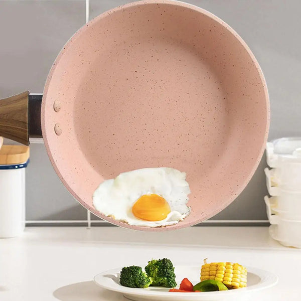 Non-stick Pan Mini Fried Egg Rice Open Flame Universal Stone Cooker Steak Multi-function Pot Wear-resistant Induction S8E6