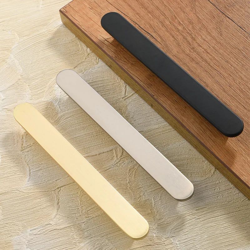 Luxury Black Kitchen Cabinet Handles Gold Door Dressers Wardrobe Closet Drawer Knobs Silver Closet Furniture Decoration Pulls