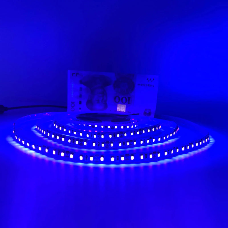 5V UV Led Strip Ultraviolet 395-405nm 12/24V Led Strip Black Light 5050 2835 SMD 60led/m 120led/m Tape for DJ Fluorescence Party