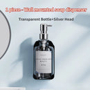 Hotel Wall Mounted Soap Dispenser Set Refillable No Punching Hand Sanitizer Shampoo Conditioner Bottle Holder for Shower Wall