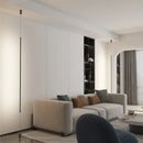 Modern Long Floor Lamps for Living Room Bedroom Bedside Lighting Long Line Floor Light EU Plug AC 220V Black Indoor Suspension