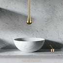 Luxury brushed gold brass bathroom faucet ceiling design with dual control of Hot & Cold sink faucet Simple and customizable Tap