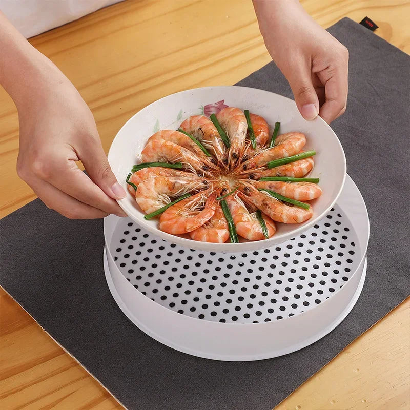 Microwave Steamer Kitchen Hot Buns Dumplings with Lid Household Multifunctional Steamer