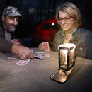 Folding Candle Case Decorative Candle Holder Folding Pocket Candle Case Portable Outdoor Candle Wind Protector for Hiking Travel