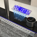 Stainless Steel Waterfall Kitchen Sink Cup Washer Knife Rack Embossed Extra Large Single Slot Apartment Left Side Drainage