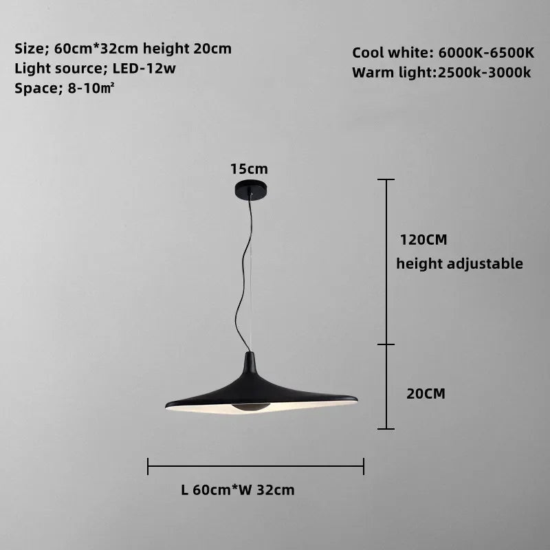 Italian Postmodern Irregular Nordic LED Chandelier for Living Dining Room Bedroom Exhibition Hanging Lamp Black Decor Lights