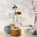 Spinning Candle Holder Thermal Rotating Candlestick Restaurant Wedding Christmas Valentine's Day Thanksgiving Table Decoration