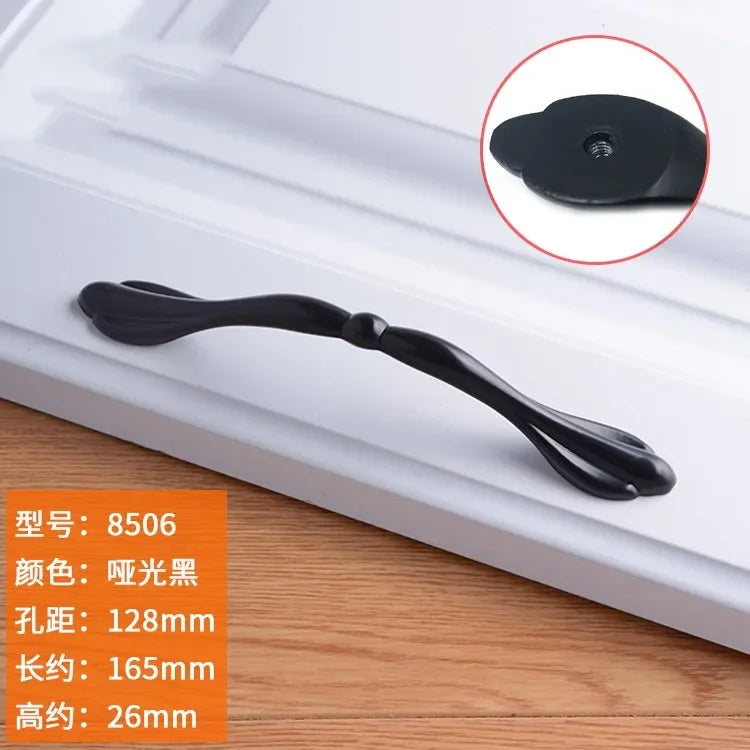 Black Handles Furniture Cabinet Knobs Muebles Handle Kitchen Handles Drawer Knobs Cabinet Pulls Cupboard Handles Knobs