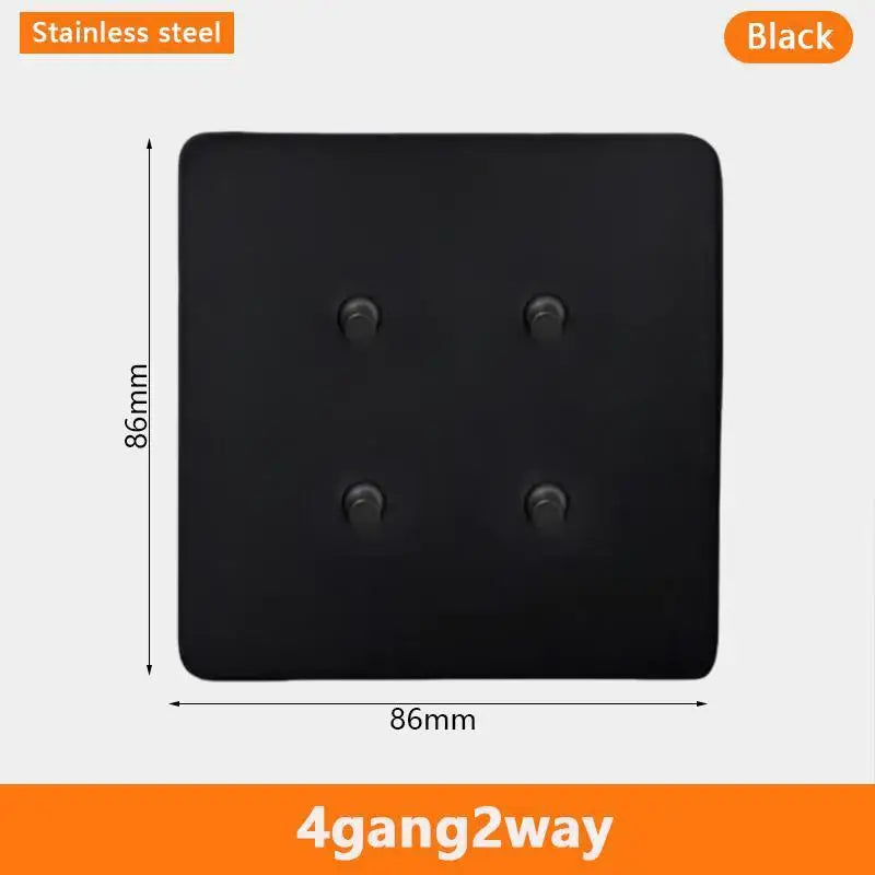Eu Black Retro Toggle Wall Light Switch belt. Antique Switch socket with USB charging. 220V1gang2way Speed control switch
