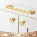 Aluminum Gold Furniture Handle Solid Cabinet Pulls Drawer Knobs Kitchen Door Cupboard Handle Pulls Modern Furniture Hardware