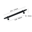 Modern Light Luxury European Wardrobe Cabinet Door Handle Drawer Shoe Cabinet Furniture Hardware Circular Tube Handle