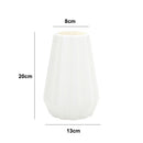 Morandi Plastic Vase Living Room Decoration Ornaments Modern Origami Plastic Vases for Flower Arrangements Home Decoration