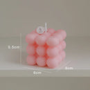 Ins Style Bubble Cube Candle Handmade Scented Candle Aromatherapy Soy Wax Candle Wedding Birthday Candles Party Home Decoration