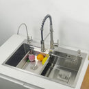 kitchen Sink 304 Stainless Steel sinks Above Counter Washing Basin with chopping board  cup washer multifunctional kitchen sink