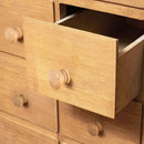 16/1pcs Natural Wooden Cabinet Handle Circular Wooden Drawer Wardrobe Knobs Kitchen Handle Door Pull Furniture Hardware 3 Sizes