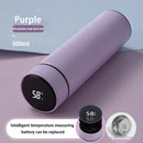 Smart Digital Water Bottle Keeps Cold And Heat Thermal Bottle Stainless Steel Thermos For Baby Children Kids Terms
