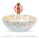 Luxury Hand-painted Bathroom Sinks Special-shaped Above Counter Basin Ceramic Wash Basin Designer Home Kitchen Art Single Basin